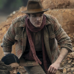 Donal Finn Young Sherlock James Plaid Jacket